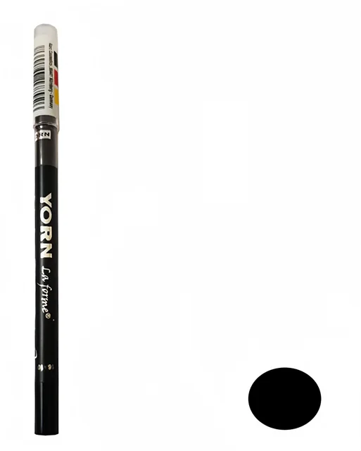 مداد چشم مشکی ضد آب یورن yorn